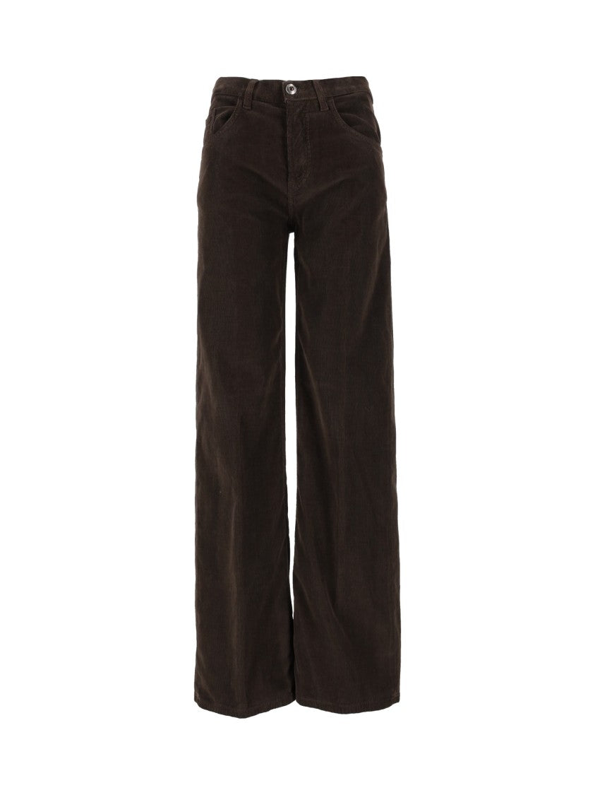 Dondup Jacklyn Five-Pocket Wide-Leg Pants