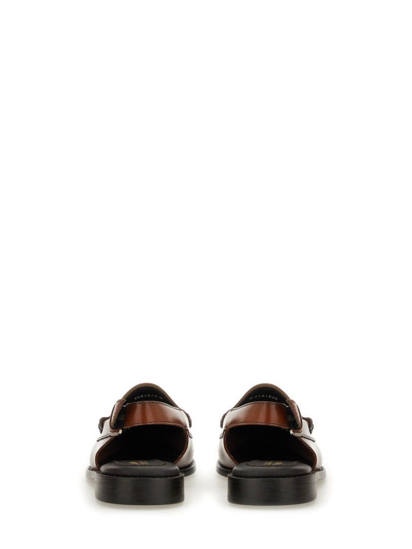 G.H. Bass Moccasin Weejun With Traditional Stitching And Low Heel