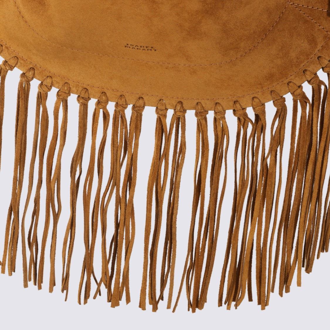 Isabel Marant Soft Suede Bag With Fringe Detailing And Braided Strap