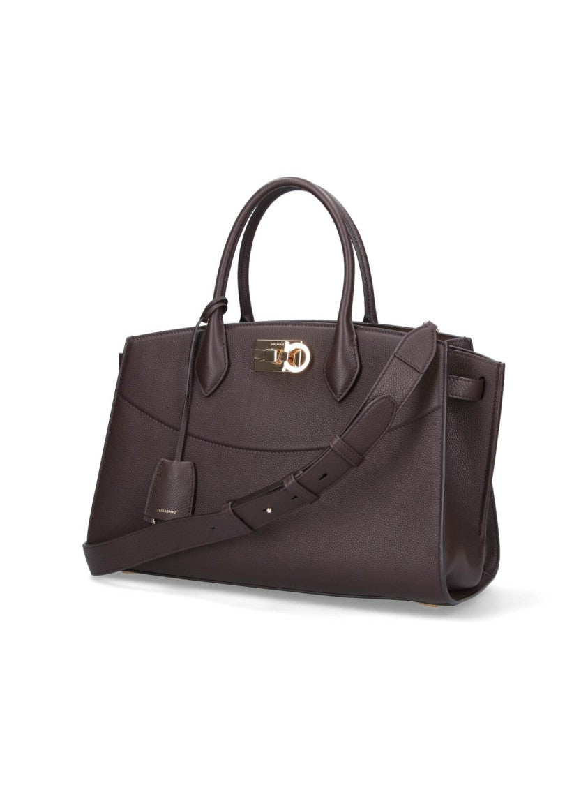 Ferragamo Studio Soft Large Bag – Dark Brown