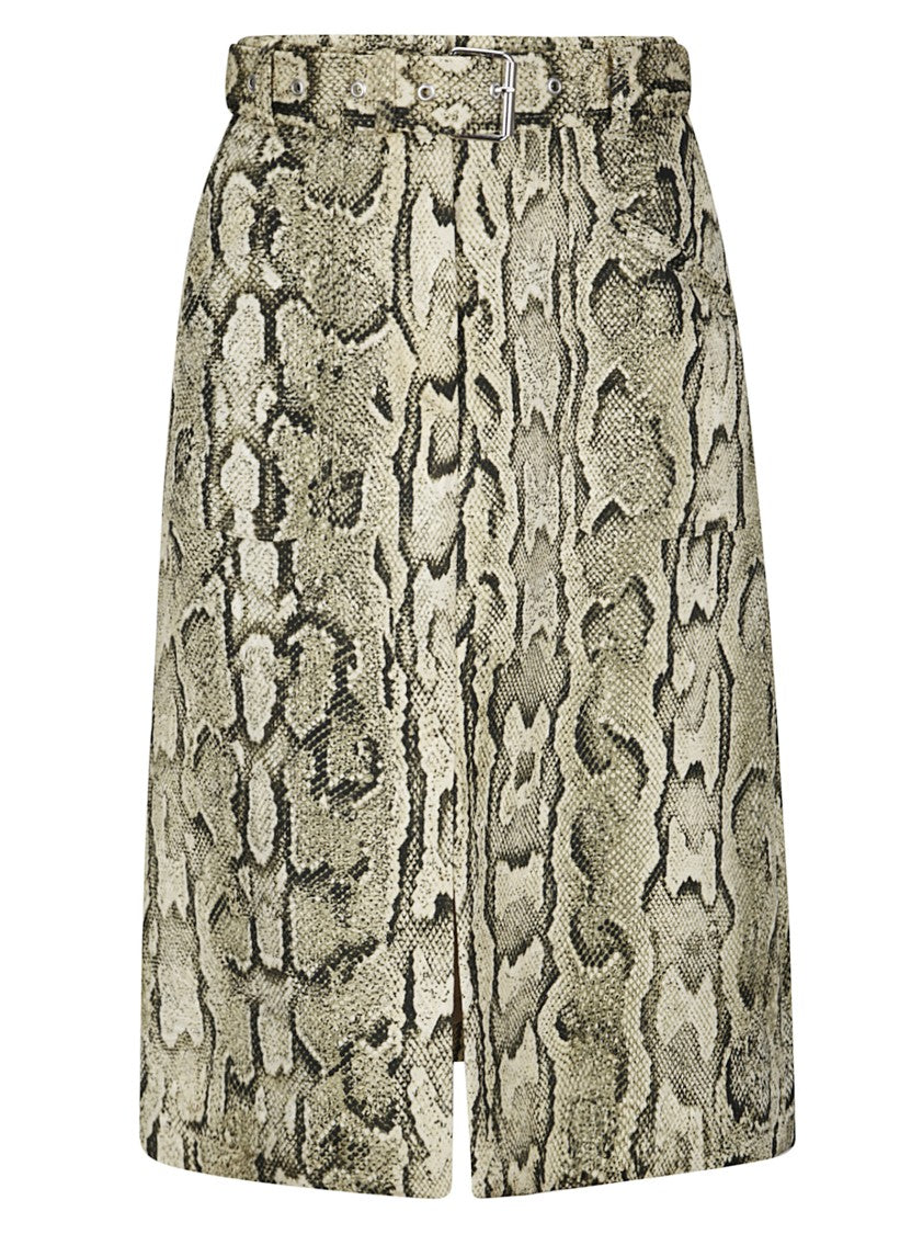 Dries Van Noten Python Skirt