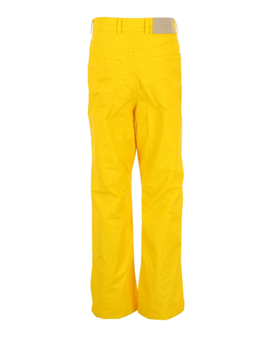 Ferragamo Button-Fly Nylon Pants