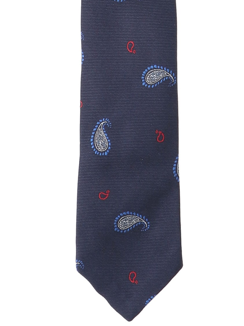 Thom Browne "Paisley" Tie – Blue