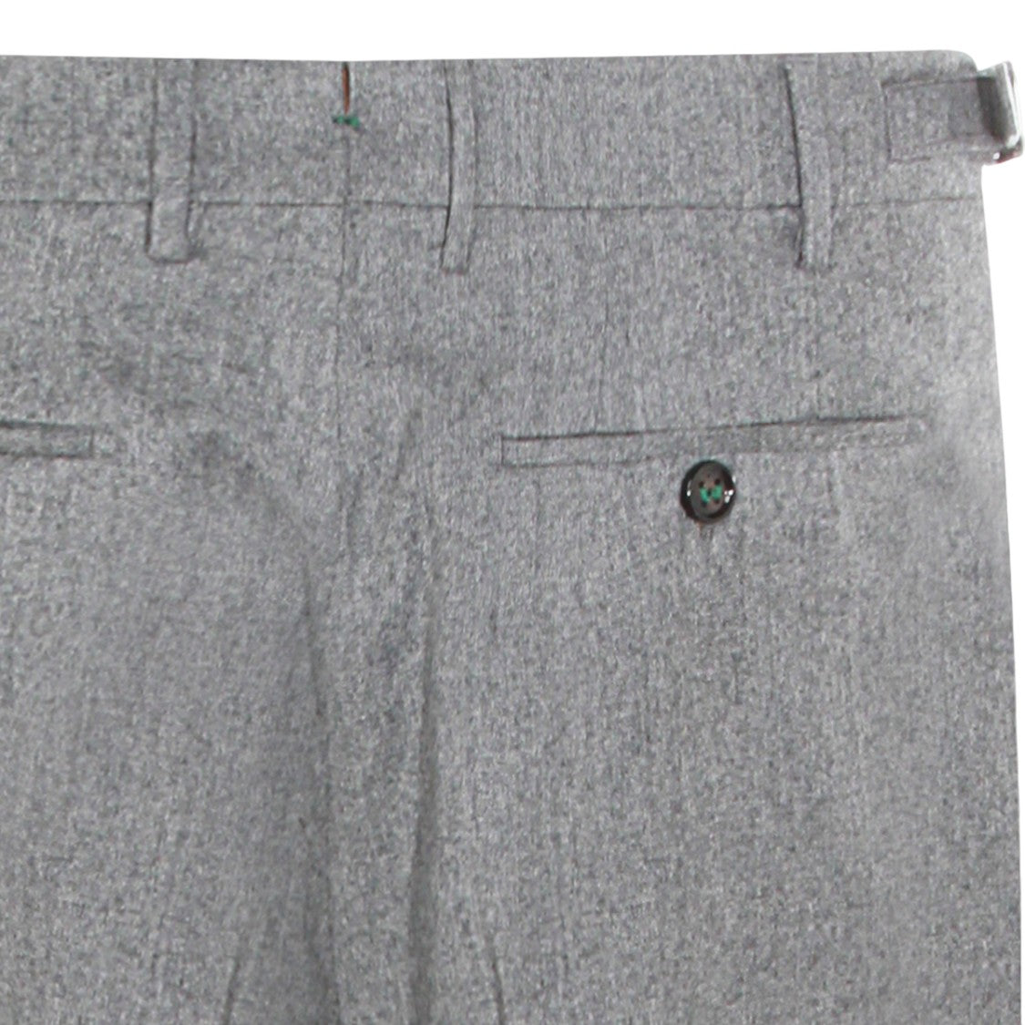 Berwich Tailored Light Grey Trousers With High Waist