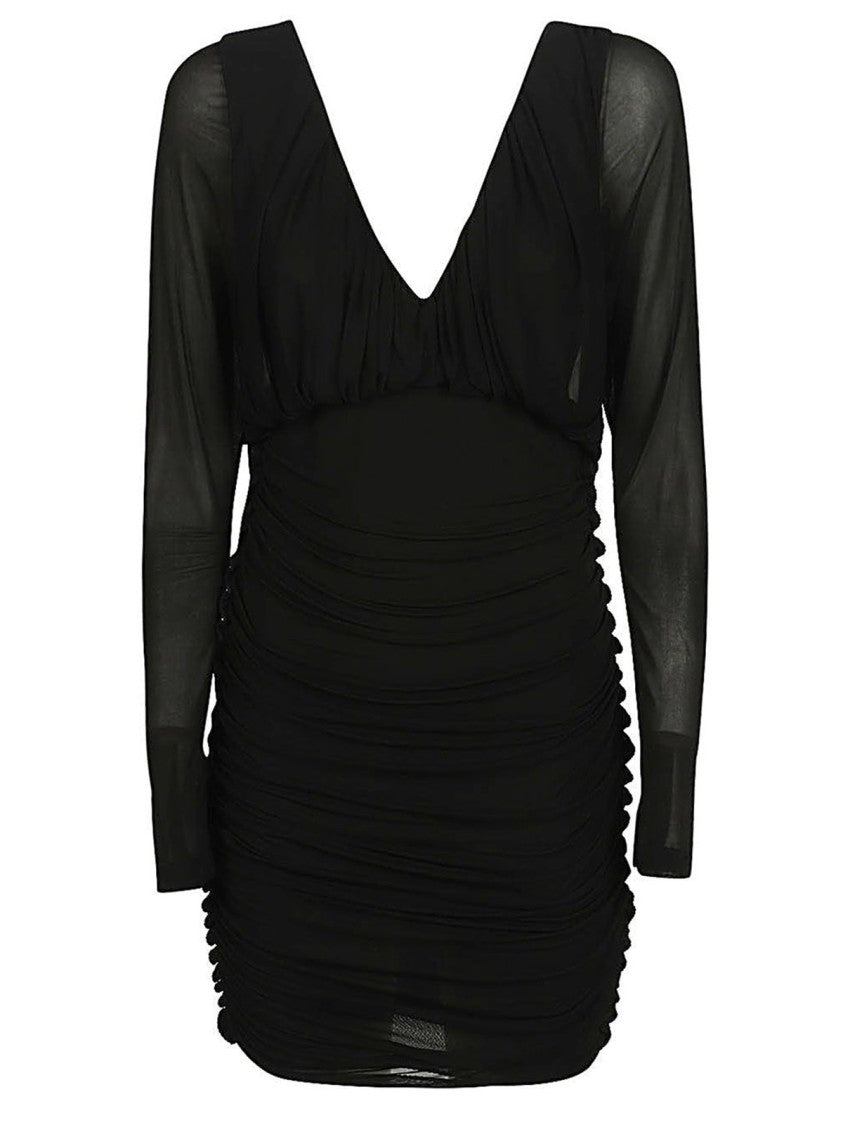 Saint Laurent Mini Draped Dress