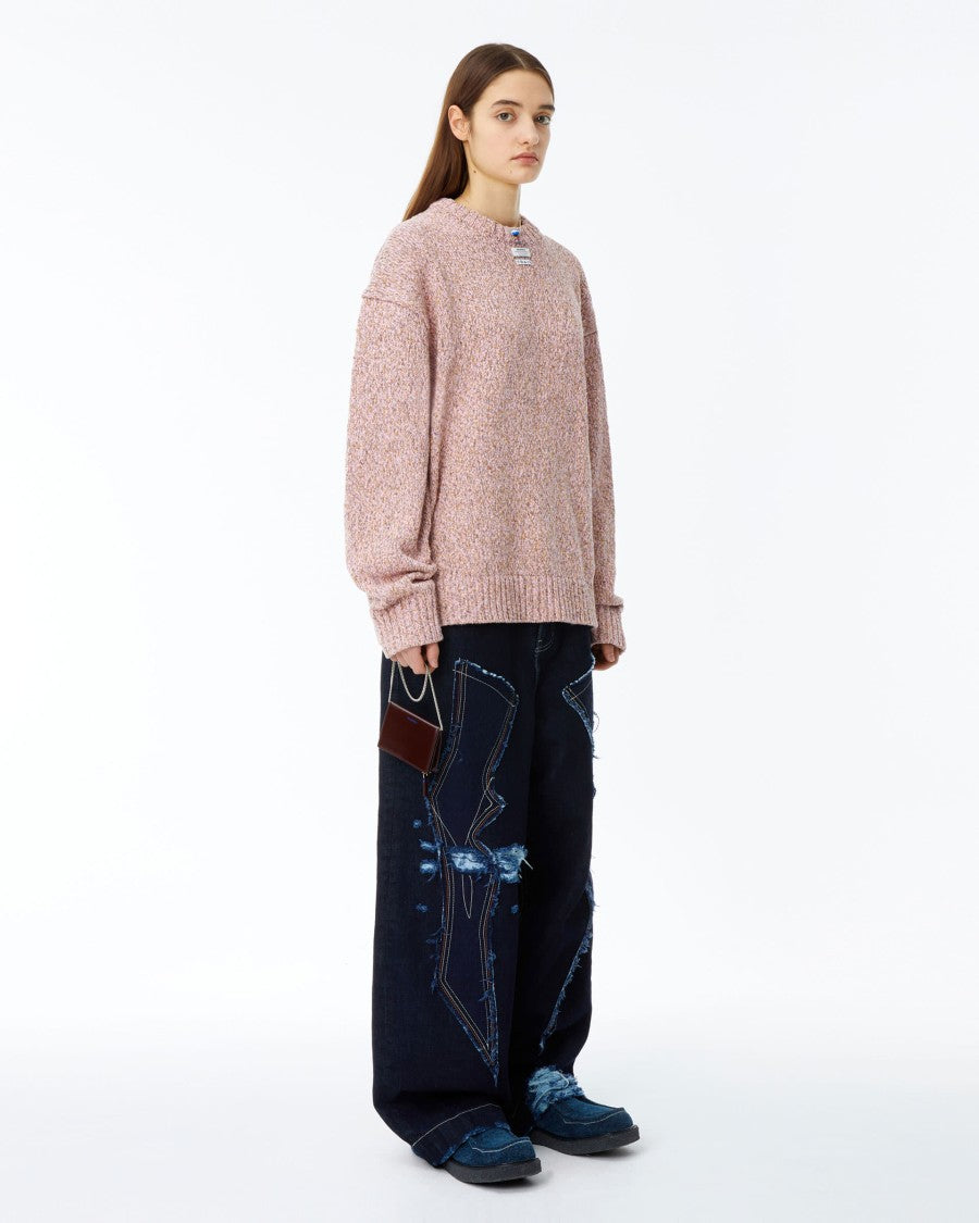 Adererror Slanted Brown Leather Wallet