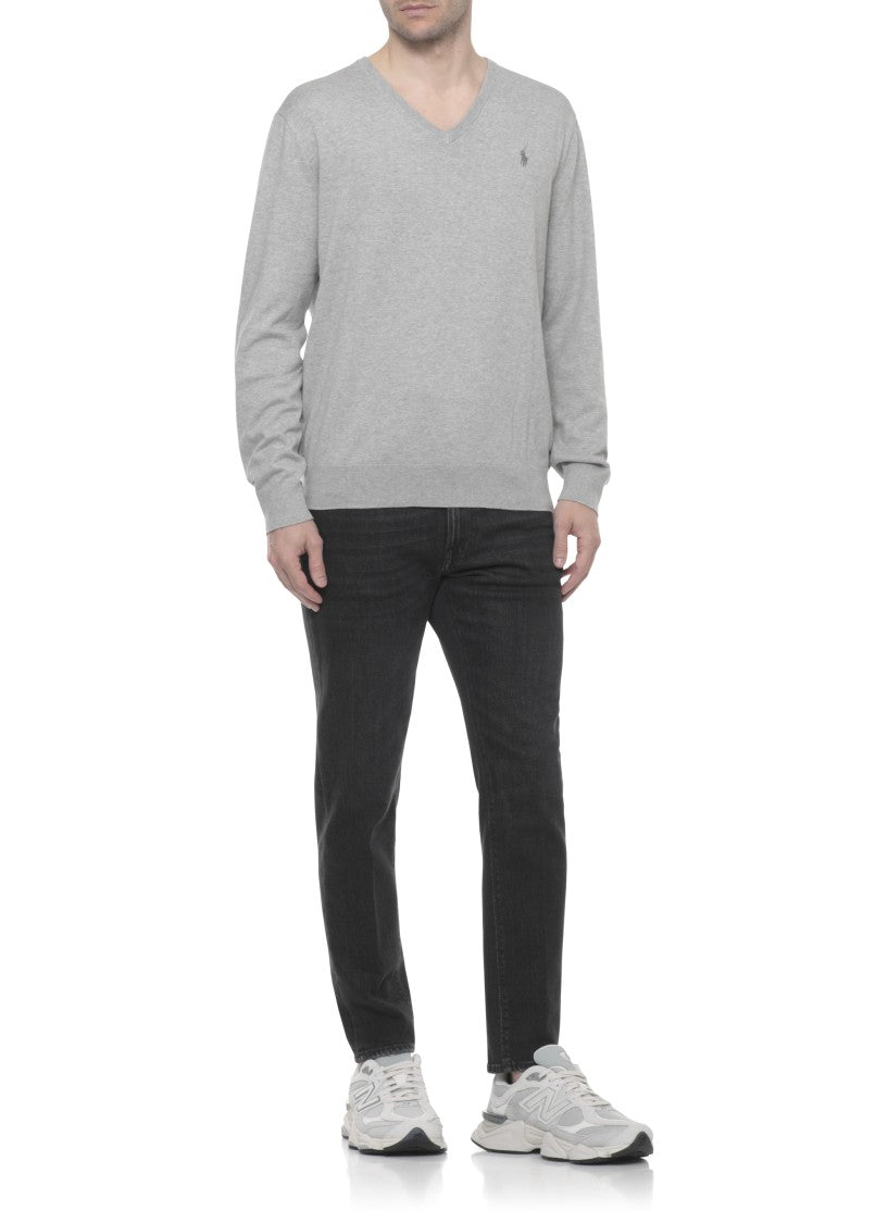 Polo Ralph Lauren Grey Pony Cotton Sweater