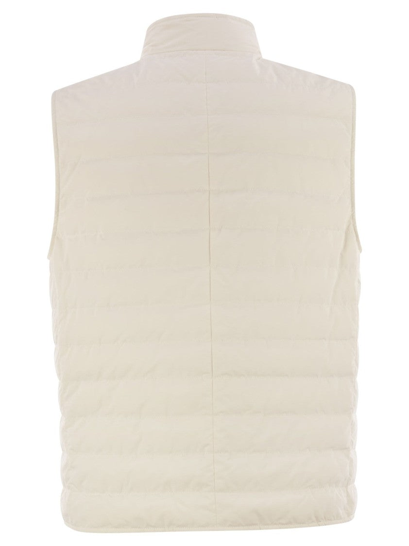 Brunello Cucinelli Lightweight Sleeveless Down Jacket