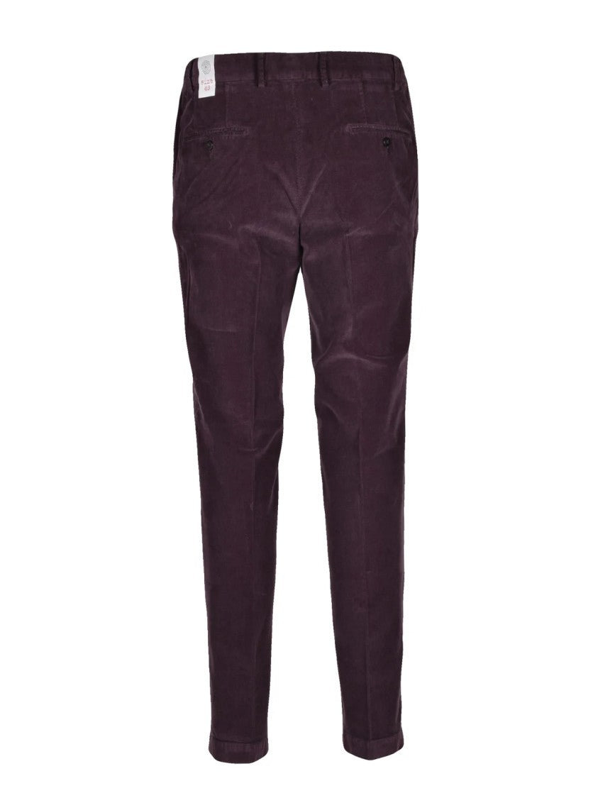 L.B.M. 1911 Purple Stretch Cotton-Blend Chino Pants