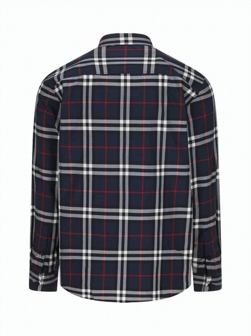 Burberry Long-Sleeve Checkered Cotton Shirt