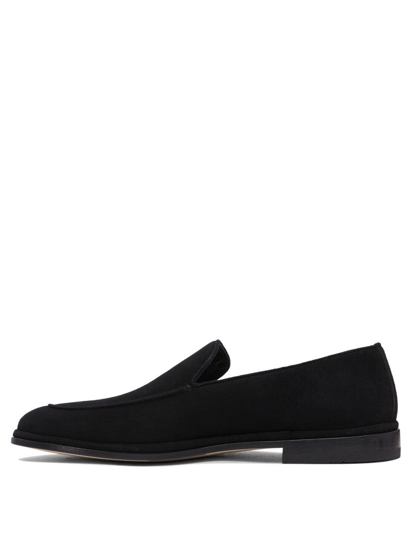 Sturlini Refined Black Leather Loafers