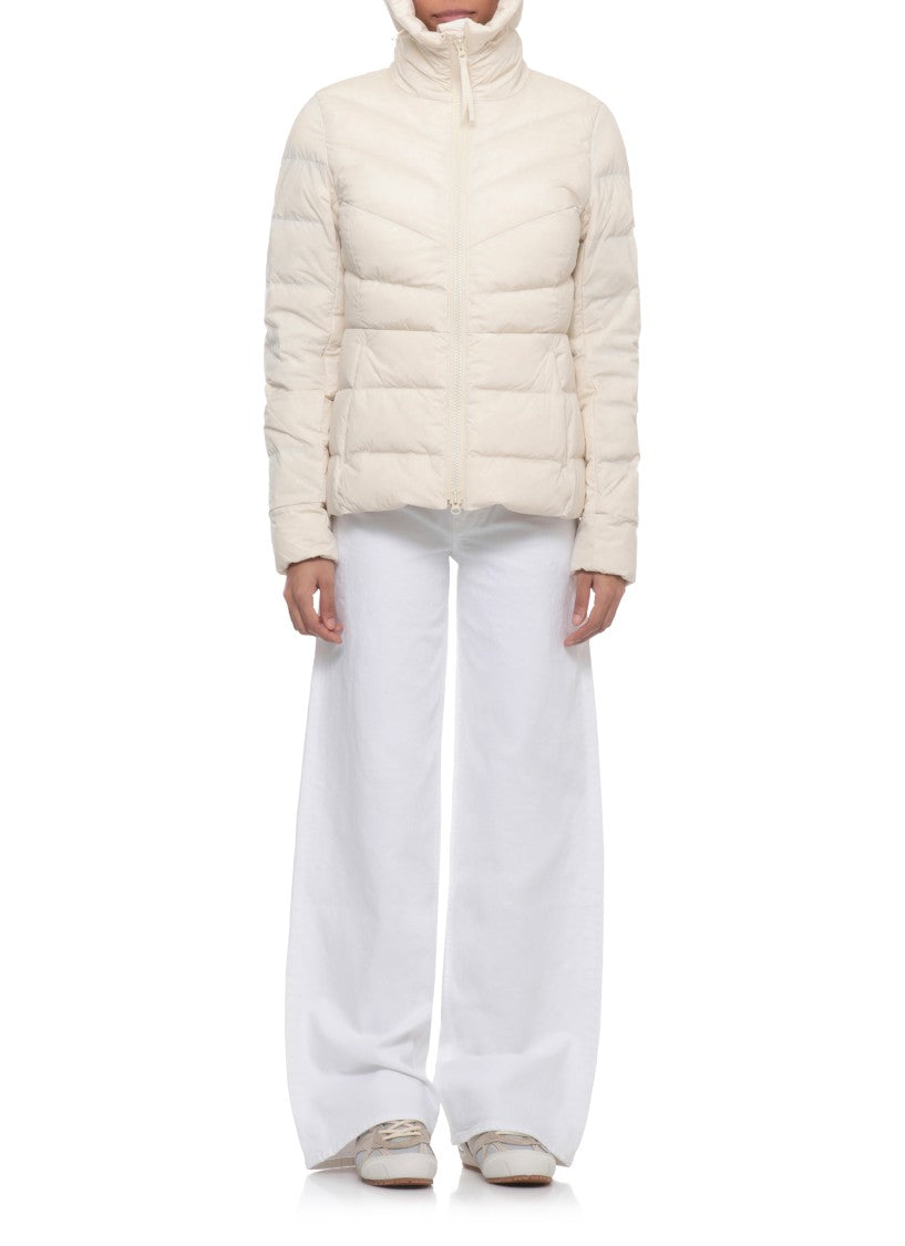 Canada Goose Ivory Clair Quilted Down Jacket
