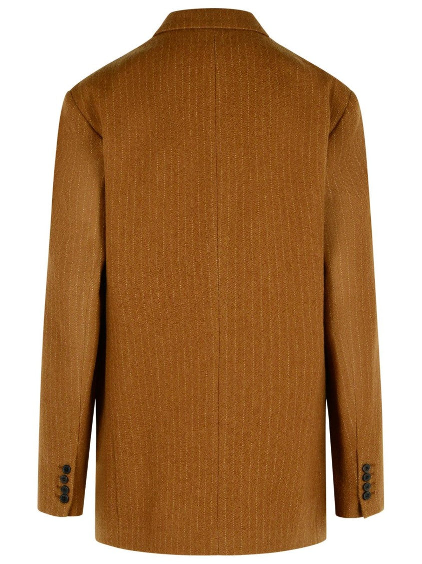 Dries Van Noten 'Bishop' Brown Wool Jacket