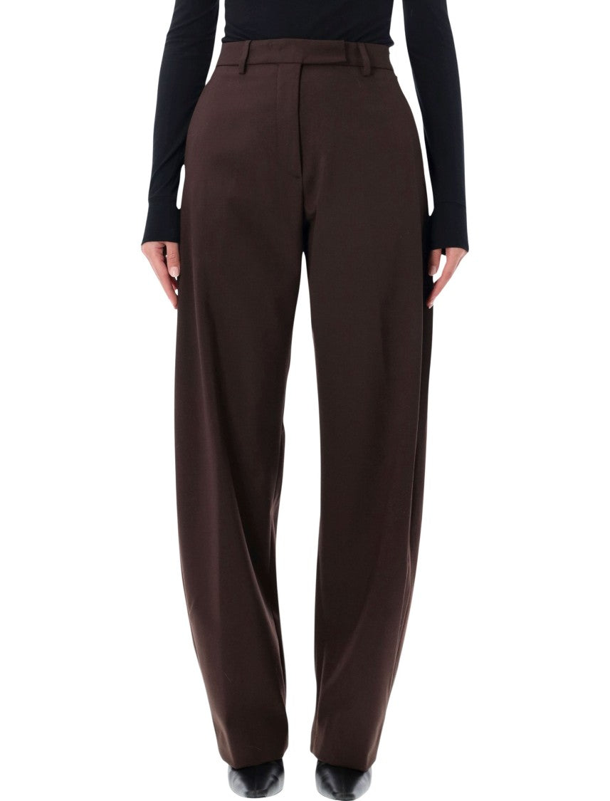 The Latest Sculptural High-Waist Wide Pants