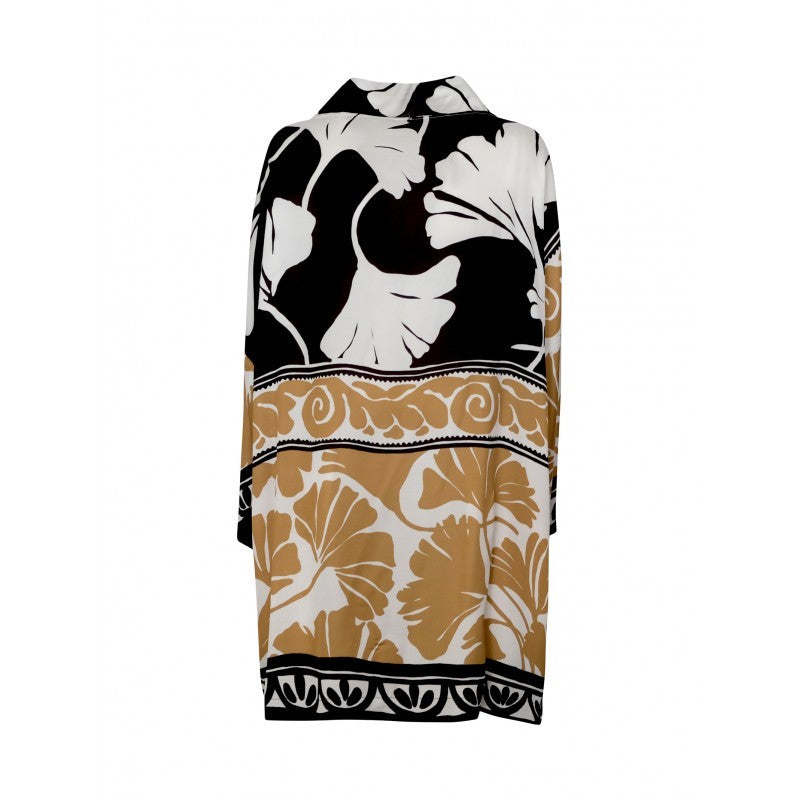 One Multicolor Viscose Kimono