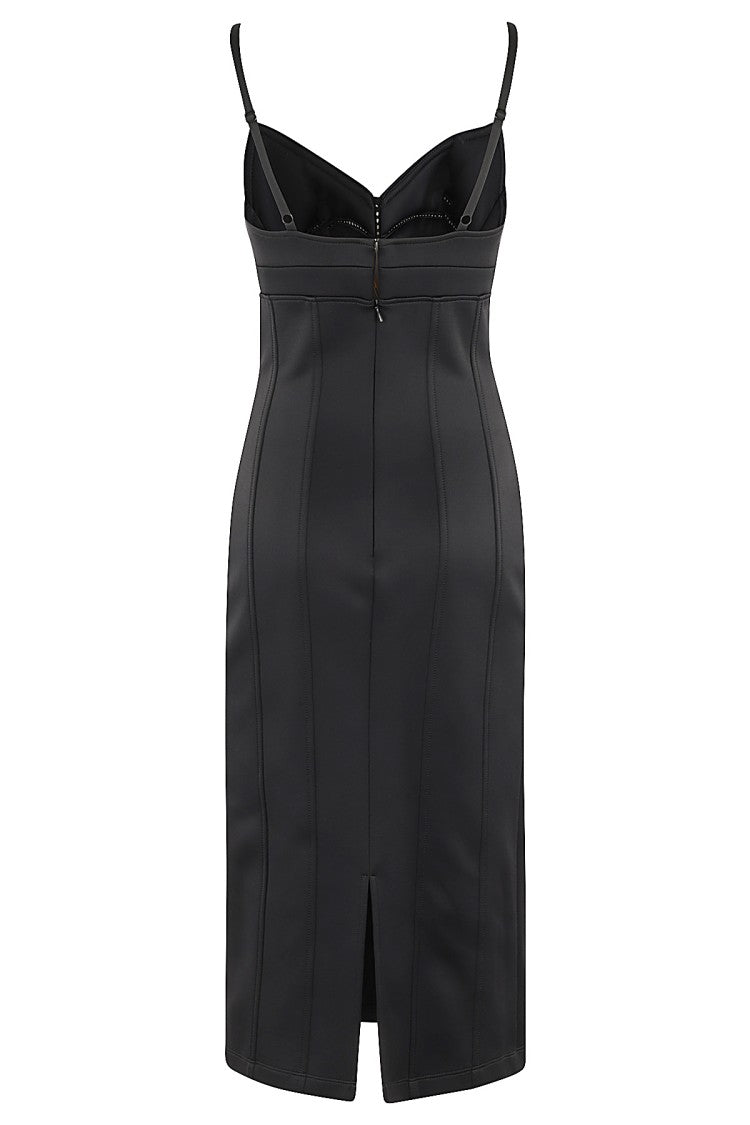 Giovanni Bedin Cut Out Midi Dress