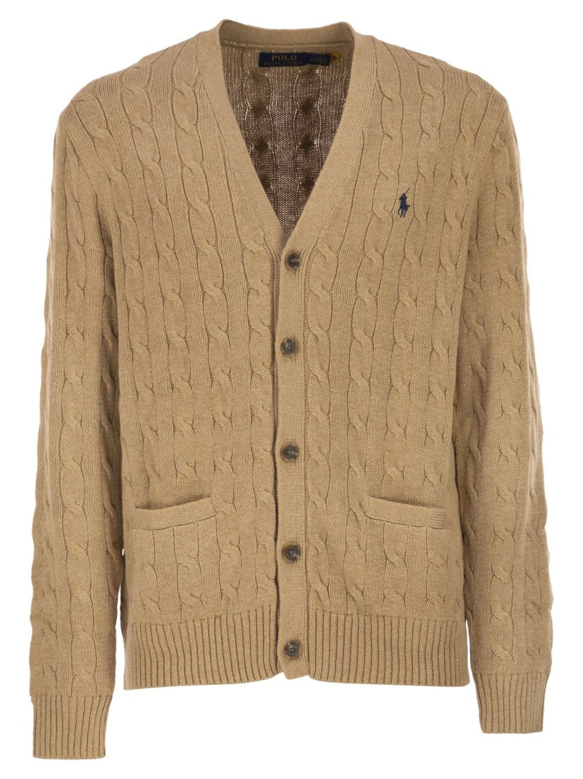 Polo Ralph Lauren Cotton Cable Knit Cardigan