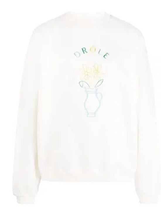 Drôle De Monsieur Embroidered Long-Sleeve Shirt With Relaxed Fit