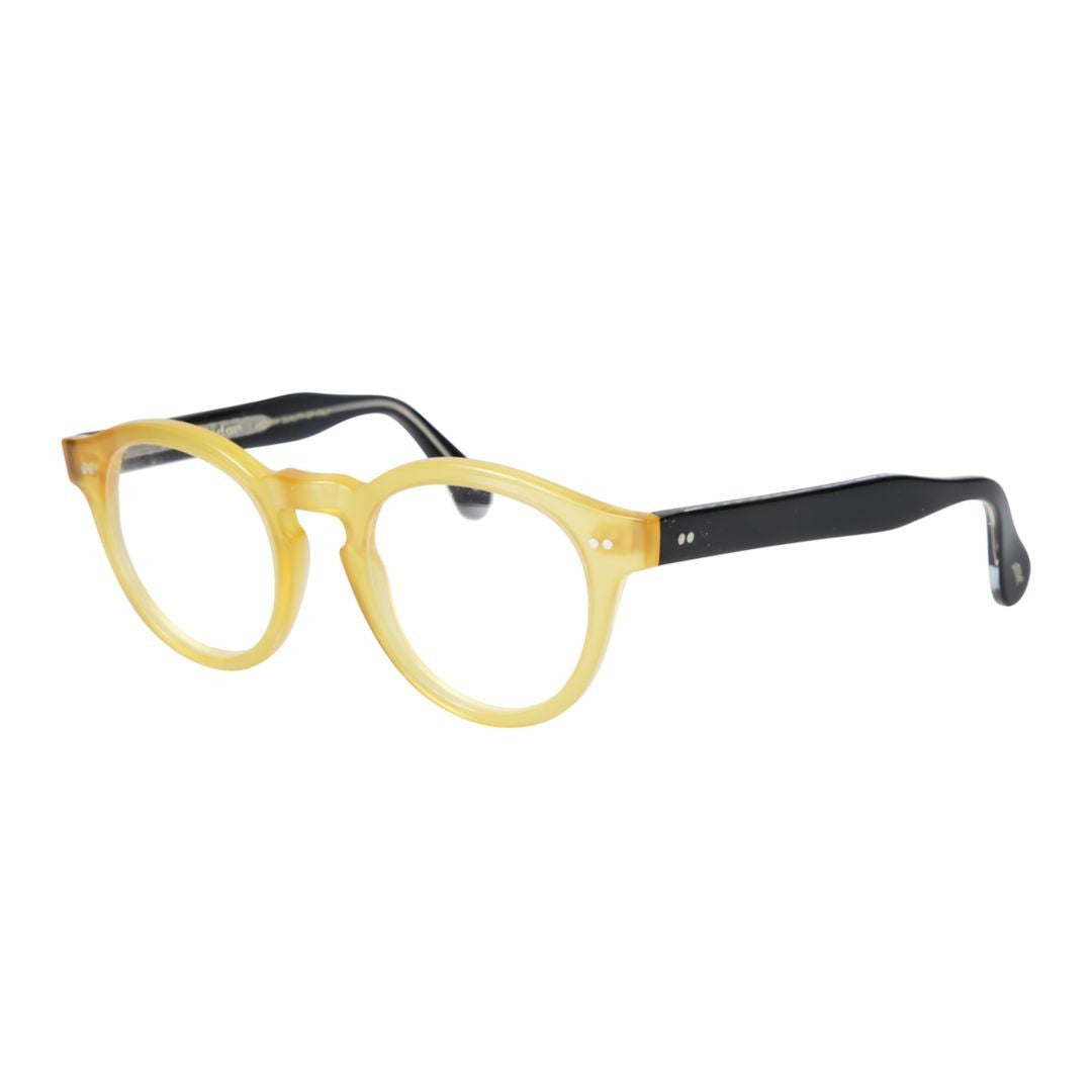 Kador Tony Round Frame Two-Tone Eyeglasses With Vintage Inspiration