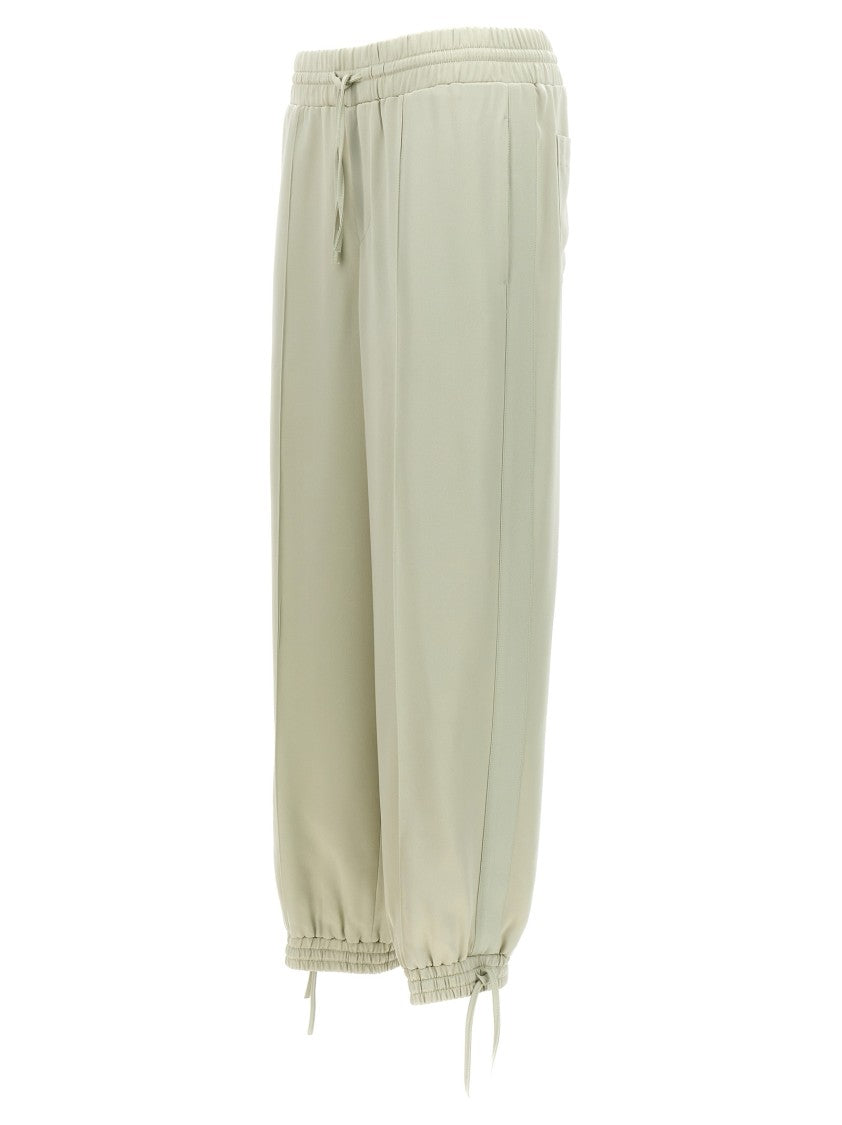 Jil Sander Fluid Viscose Blend Joggers With Adjustable Drawstring