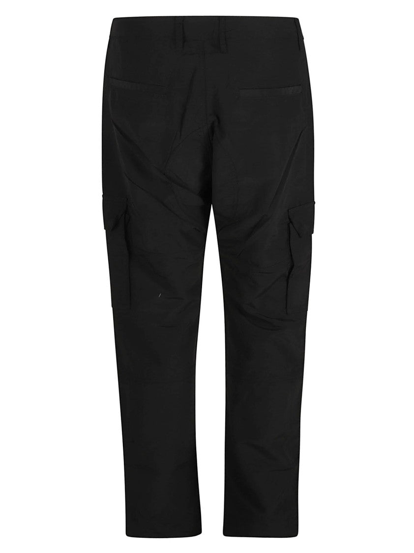 Marcelo Burlon Relaxed Fit Black Cargo Trousers