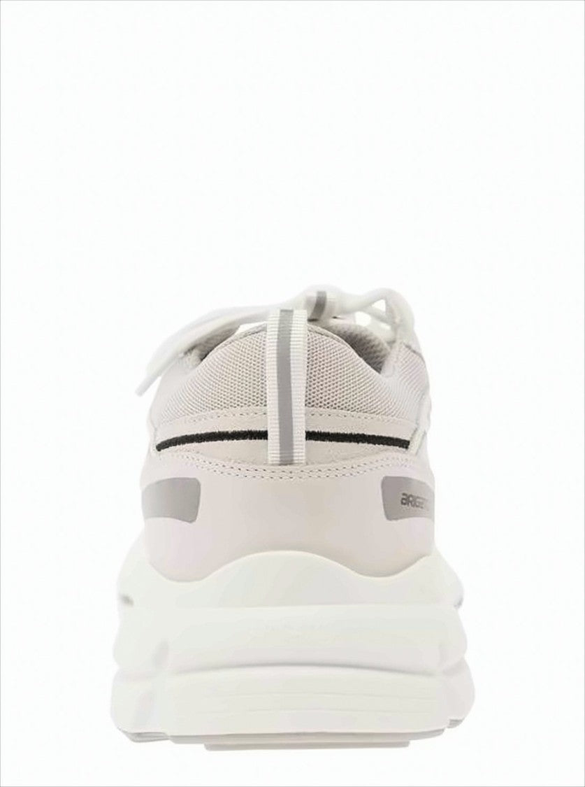 Axel Arigato Layered White Marathon R-Trail Sneakers With Sculpted Sole