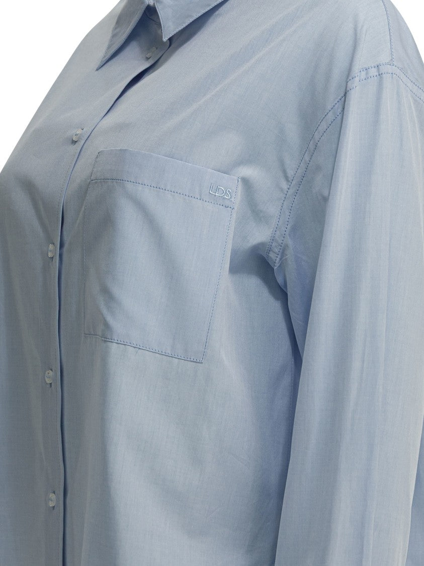 Loulou De Saison Classic Blue Button-Up Shirt With