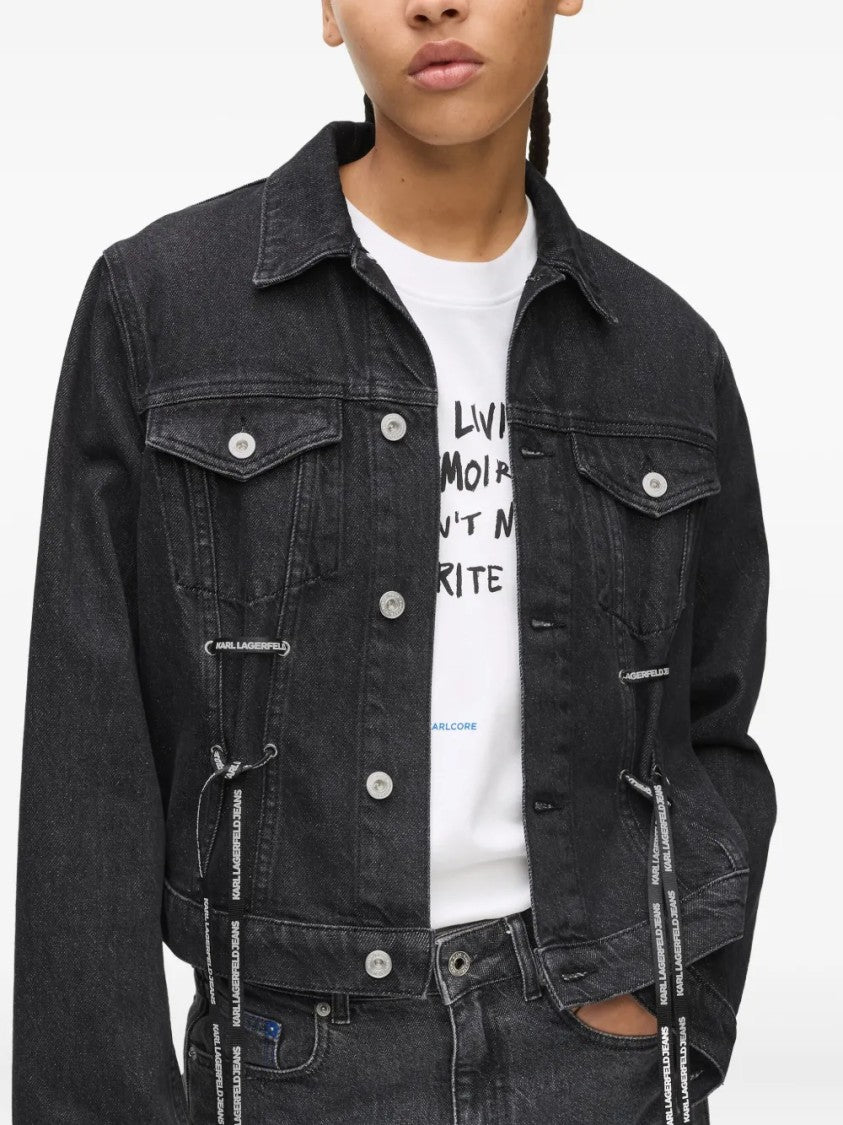 Karl Lagerfeld Tailored Structured Fit Refined Detailing Jacket