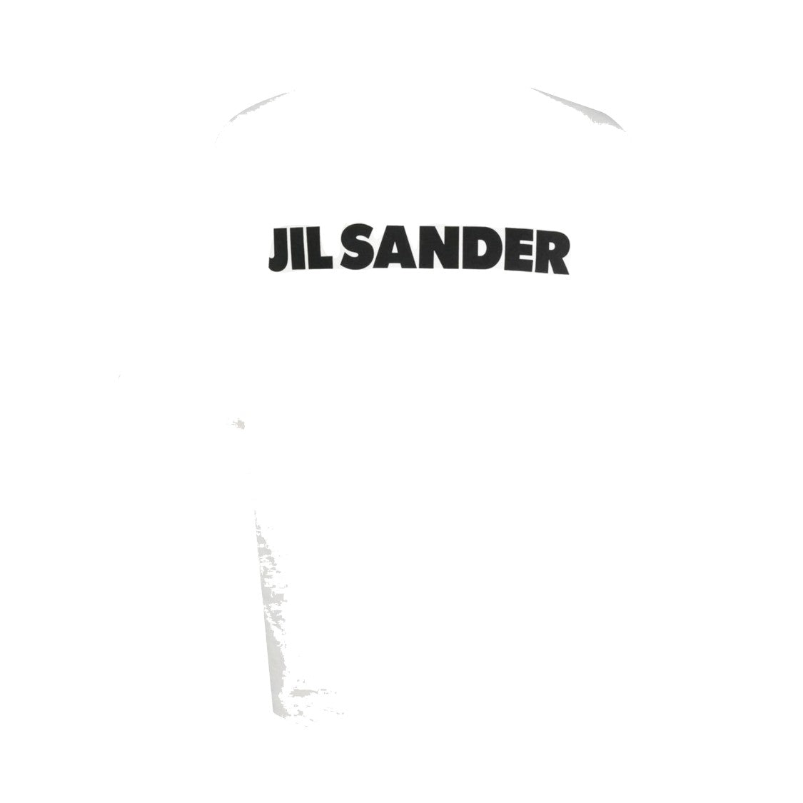Jil Sander Relaxed Fit White Cotton T-Shirt