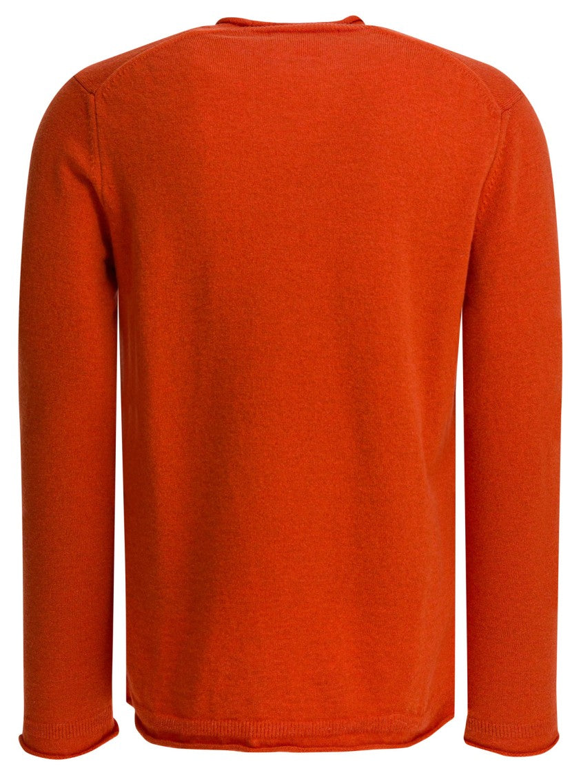 Comme Des Garçons Warm Wool Crewneck Sweater With Minimalist Design