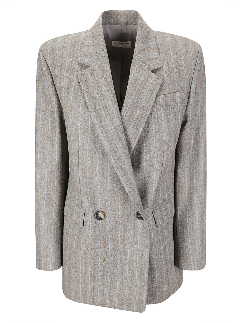 Alberto Biani Tailored Women's Jacket With Classic Collar And Button Closure