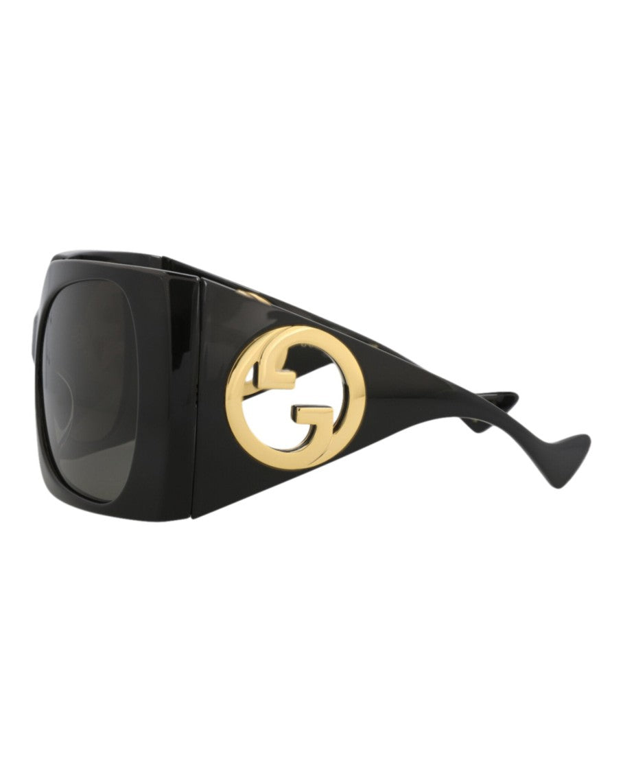 Gucci Shield-Frame Recycled Acetate Sunglasses