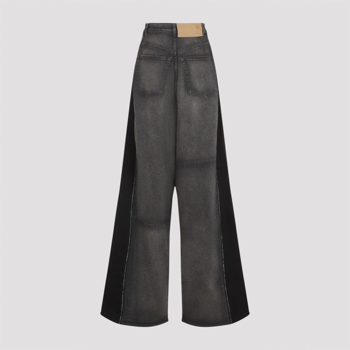 Mm6 By Maison Margiela Black Cotton Jeans