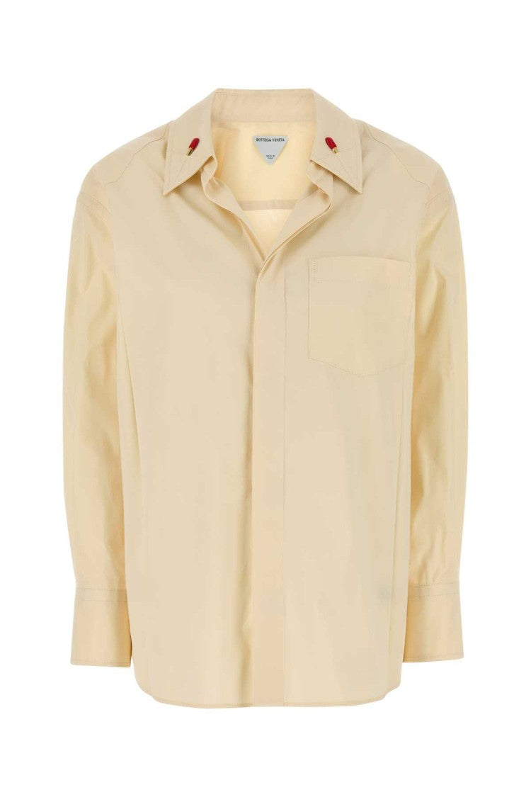 Bottega Veneta Cream Cotton Blend Shirt