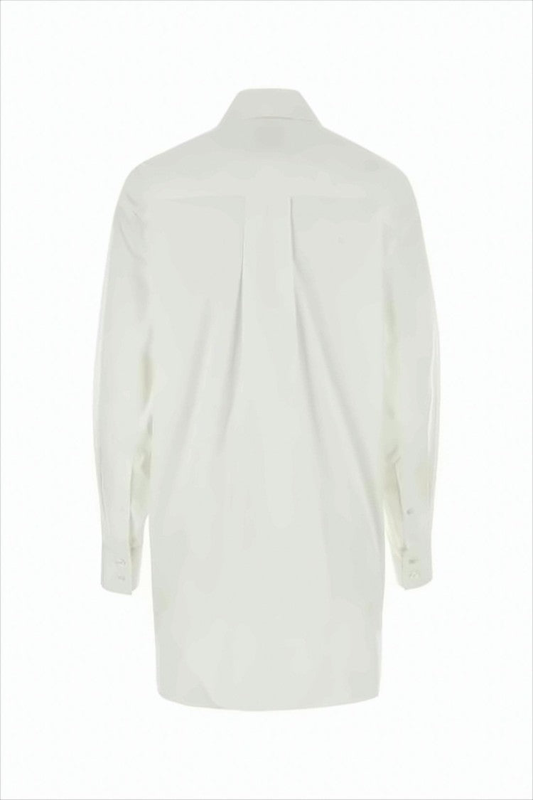 Isabel Marant Relaxed Fit Cotton Button-Up Shirt With Pointed Collar
