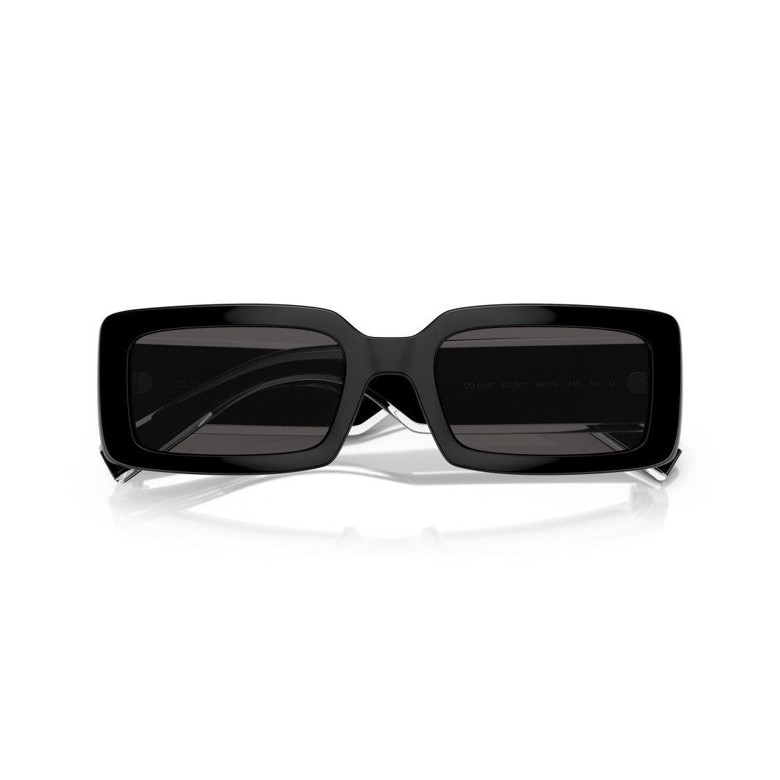 Dolce & Gabbana 0Dg6187 Rectangular Black Sunglasses