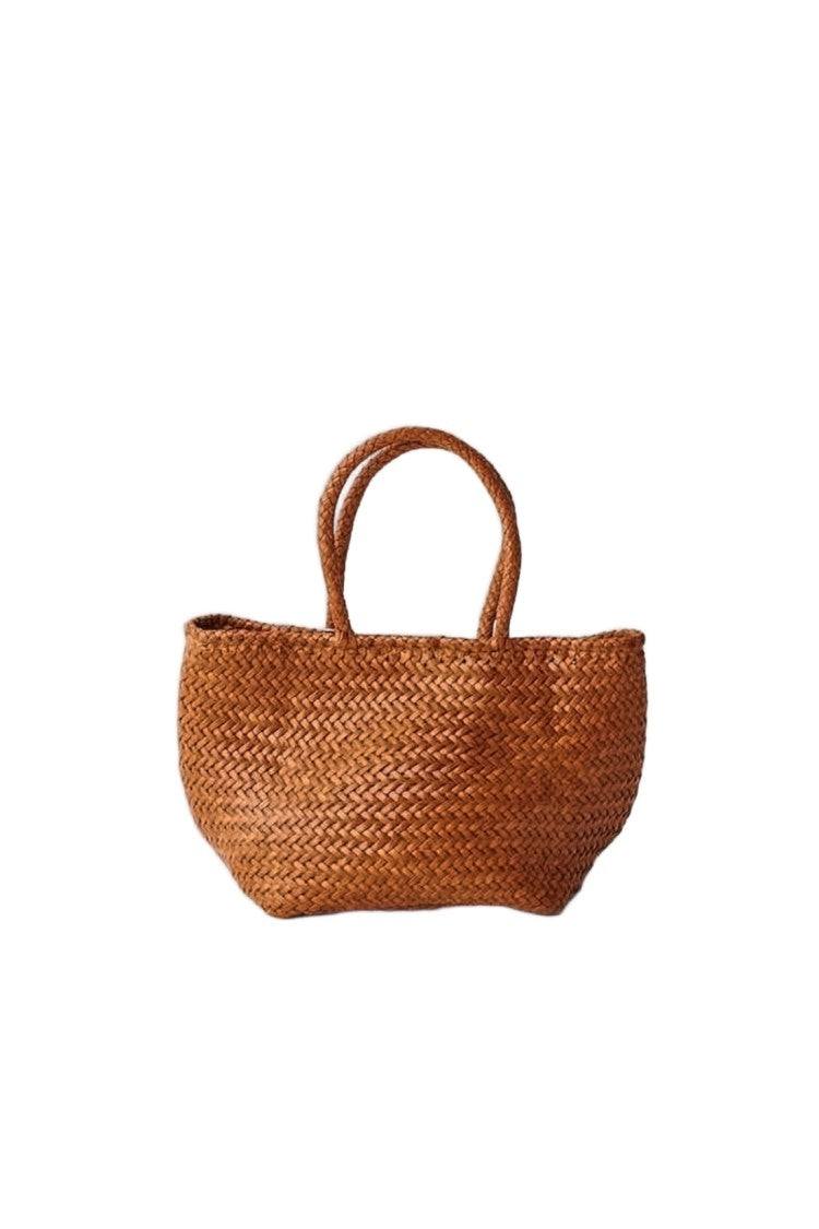 Dragon Diffusion Artisanal Woven Buffalo Leather Tote Bag