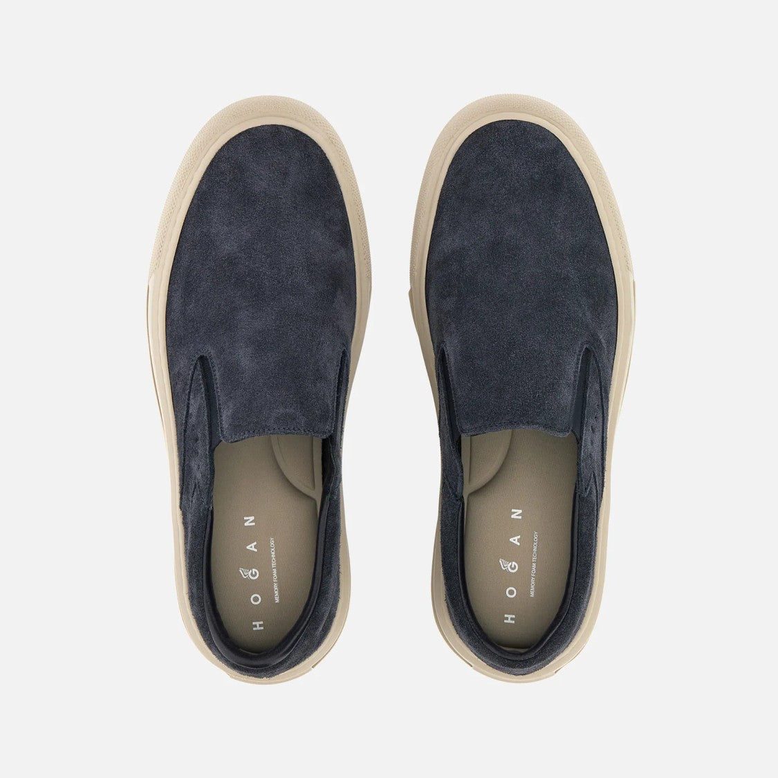 Hogan Sophisticated Blue H691 Slip-On Sneakers