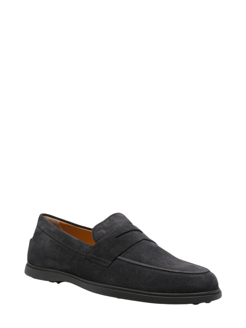 Tod's Suede Penny Loafers