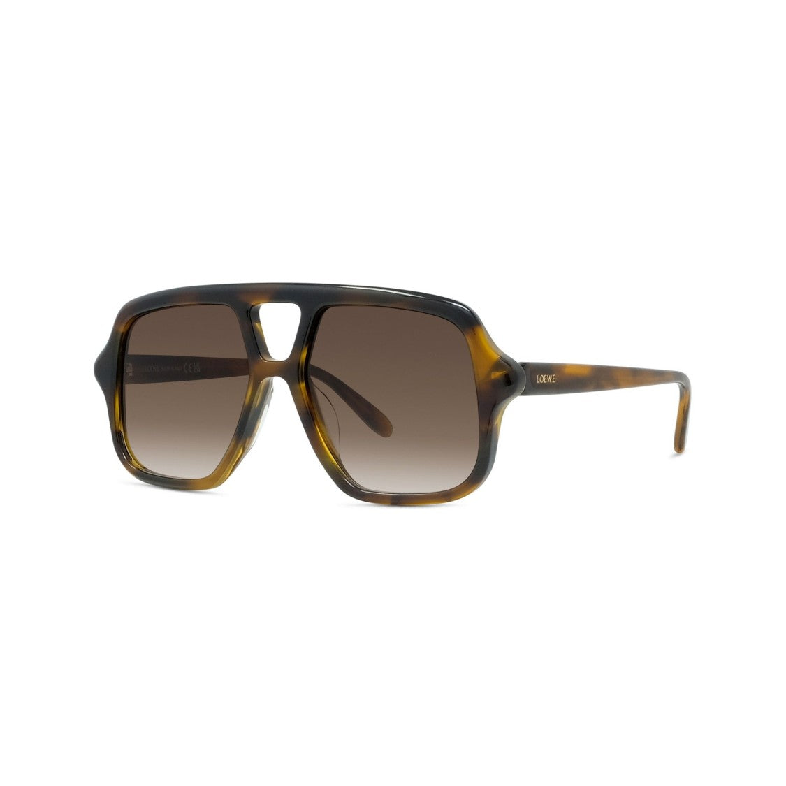 Loewe Tortoiseshell Lw40161u Oversized Square Sunglasses