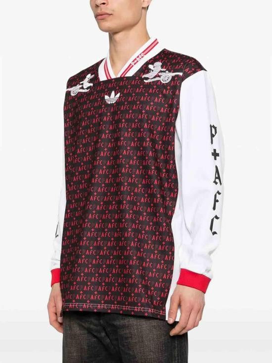 Adidas Long-Sleeve Training Shirt With Bold Graphic Design