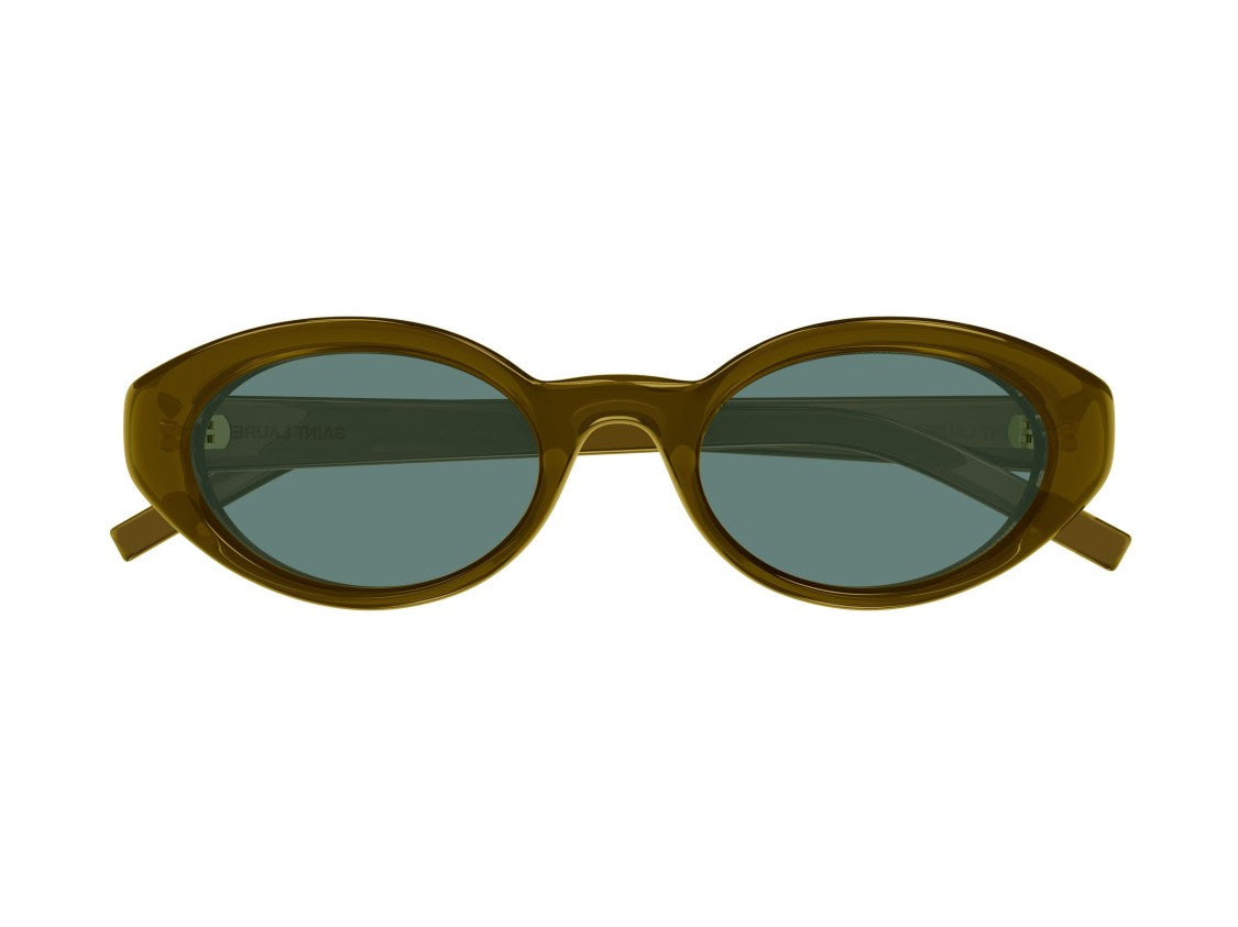 Saint Laurent Sl 567 Plump Glossy Bold Oversized Rounded Sunglasses
