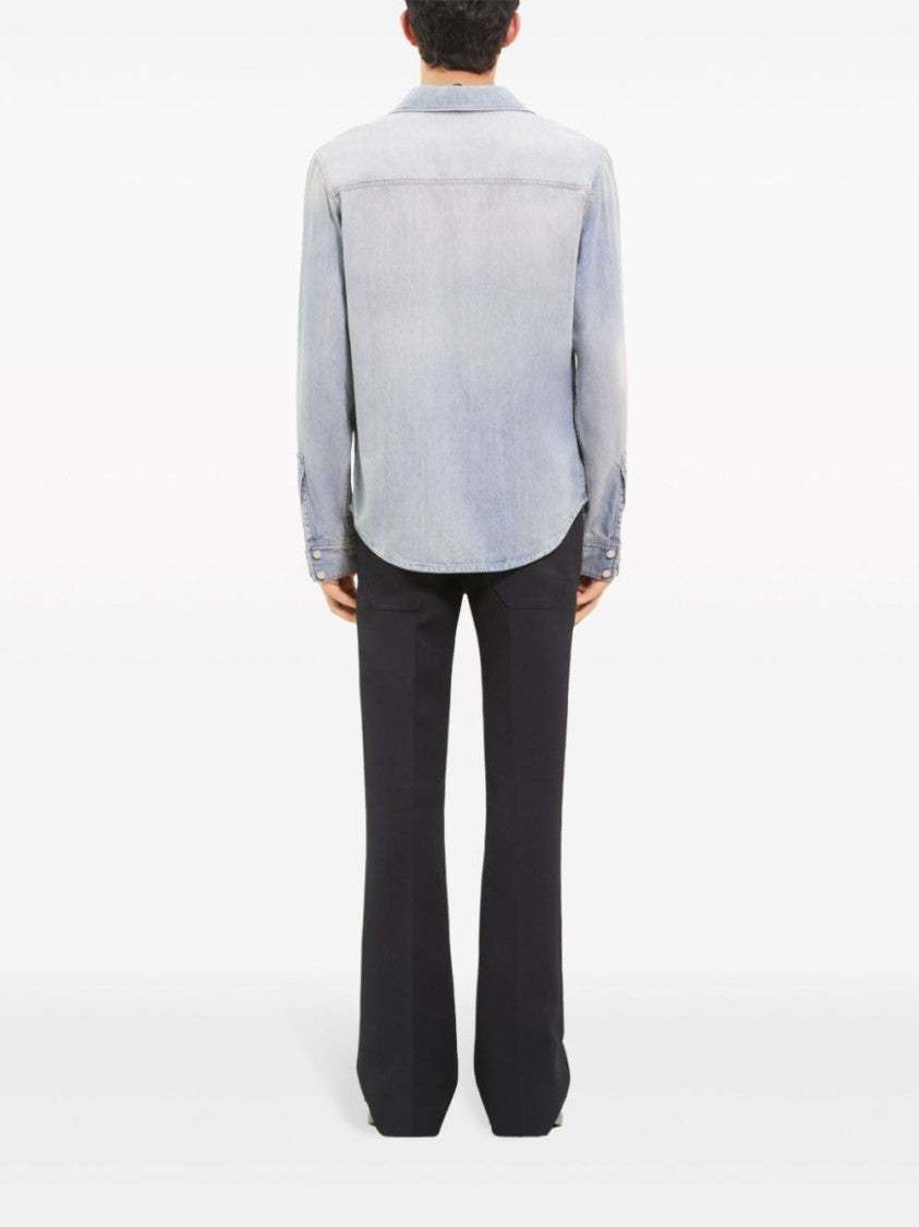 Courrèges Light Blue Denim Shirt