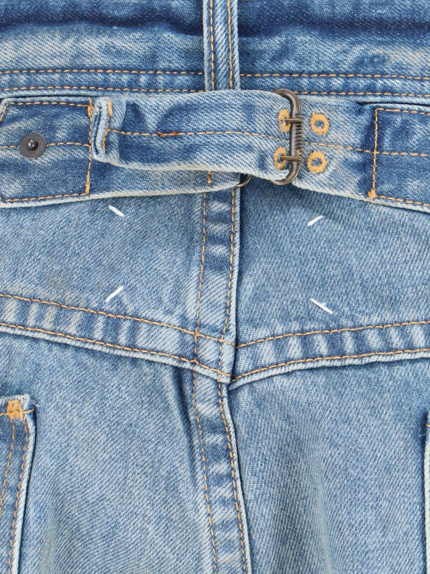 Maison Margiela Straight-Leg Denim Jeans – Blue