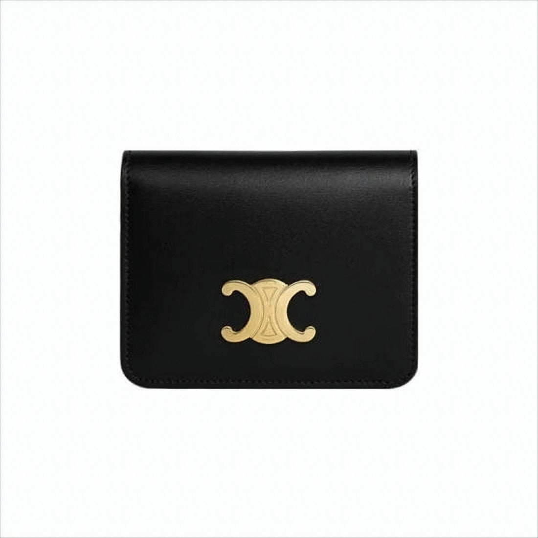Celine Compact Black Calfskin Wallet