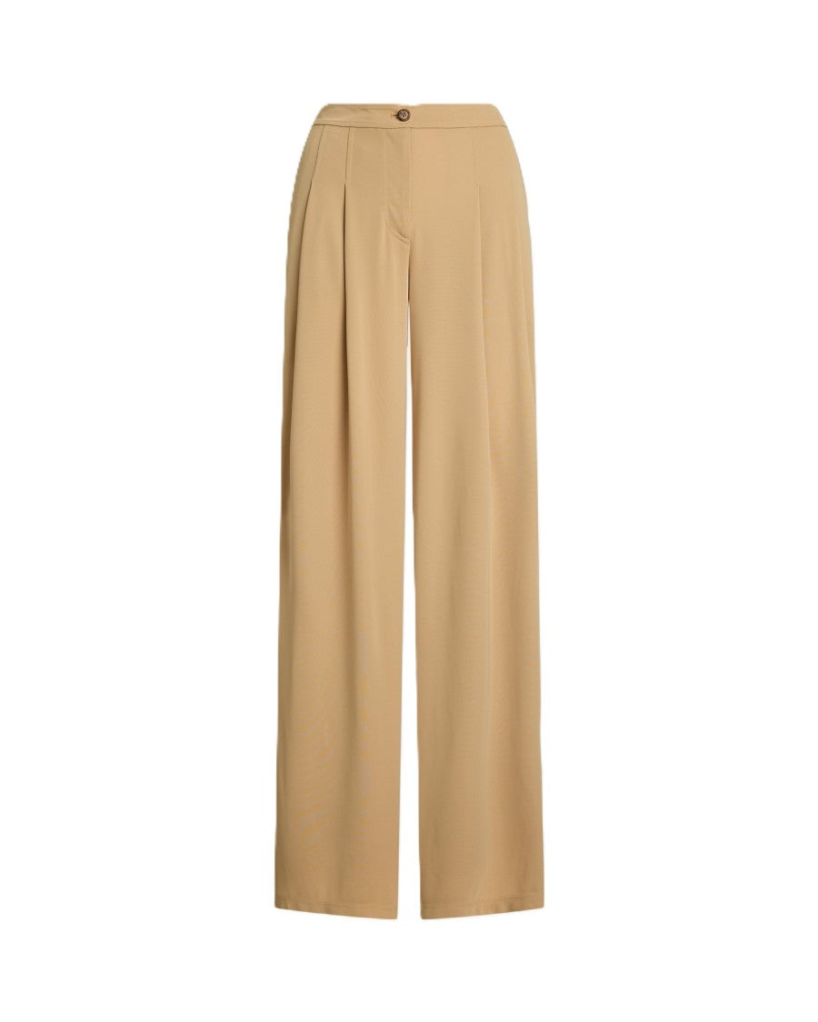 Lauren Ralph Lauren Chabrell Full-Length Pleated Matte Jersey Pants