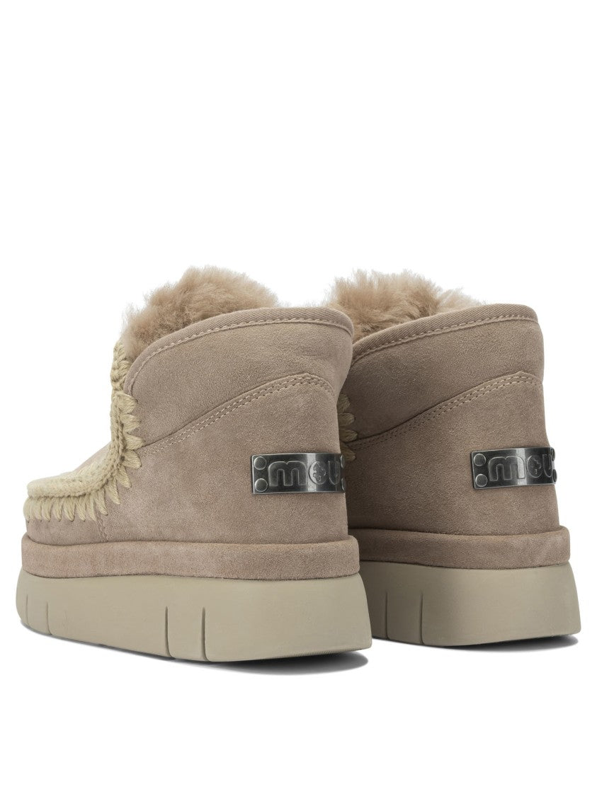Mou Sheepskin Ankle Boots