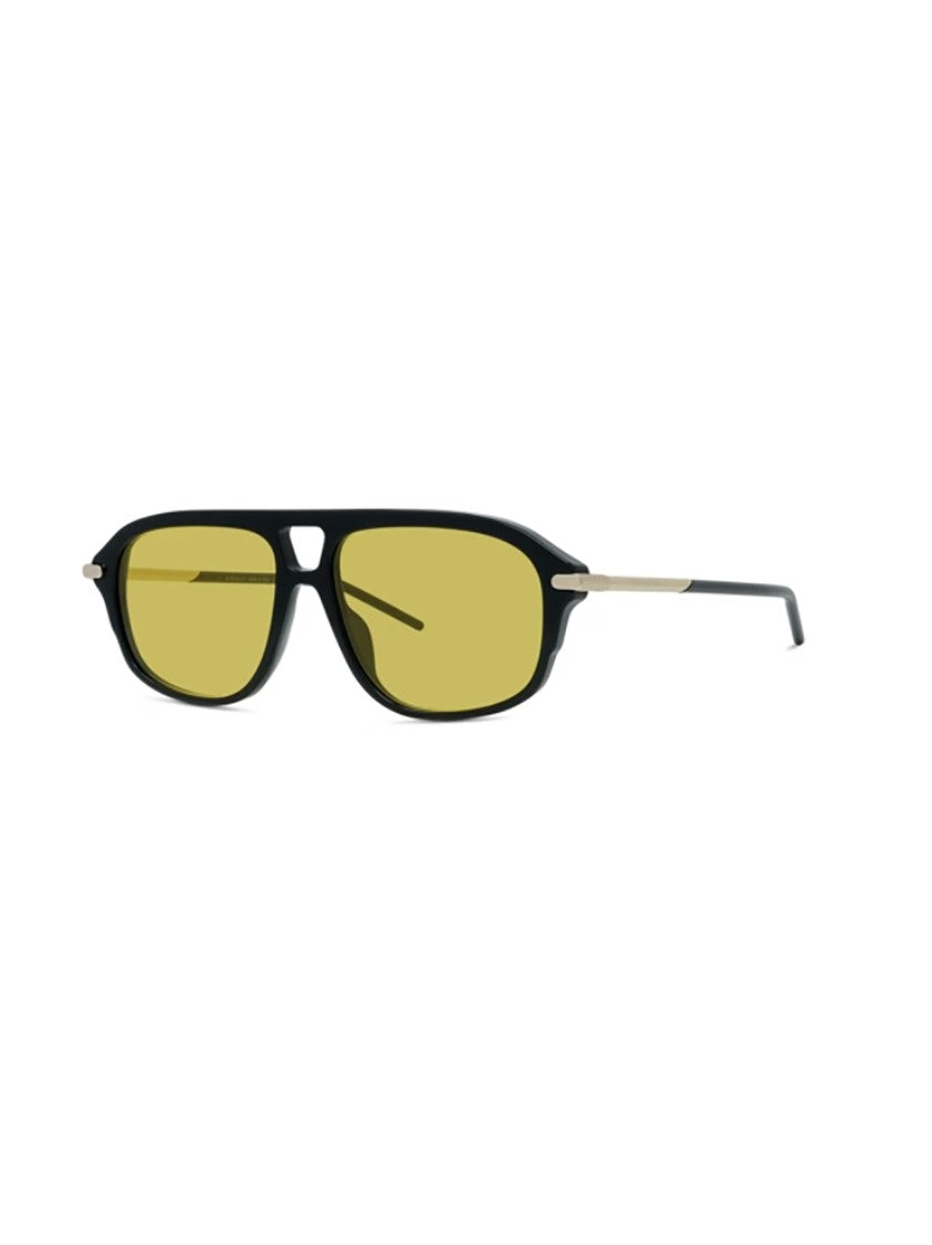 Givenchy Gv40113i Rectangular Gold Yellow Sunglasses