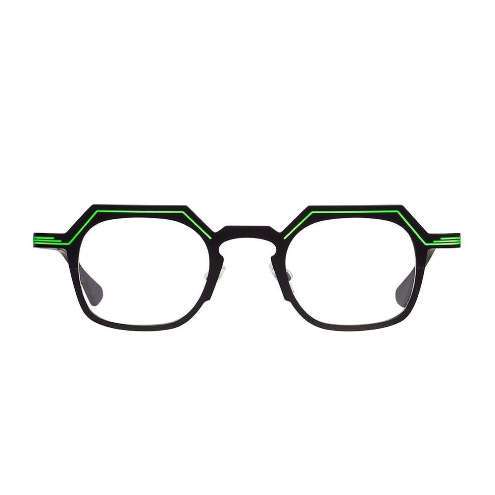 Matttew Delta 1407 Geometric Titanium Sunglasses