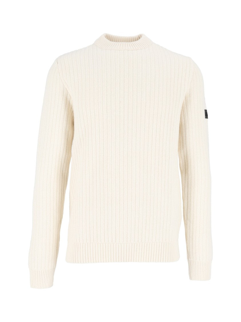 Barbour Textured Ribbed Knit Oxham Jumper